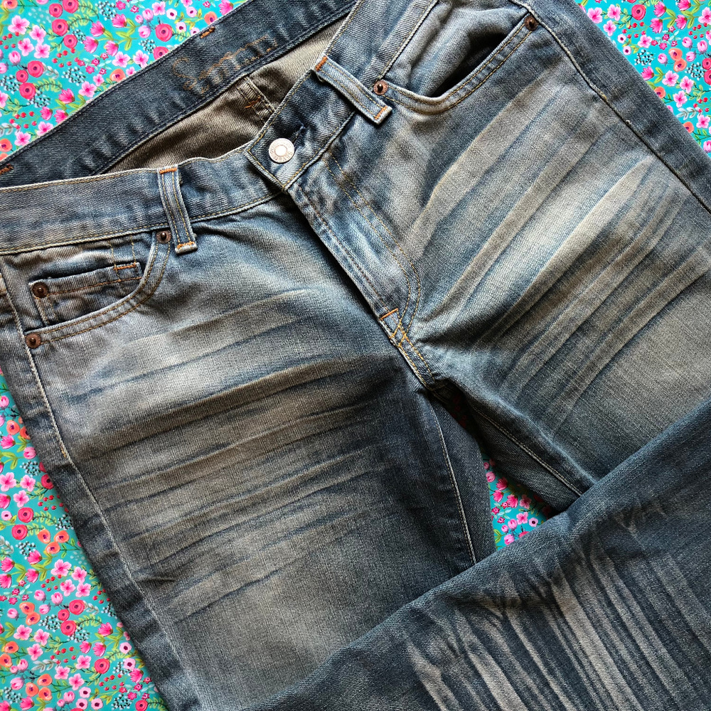 🎉HP🎉 7 Jeans Bootcut, Vtg Dirty Antique Wash, 29